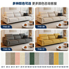 Pashaman fabric sofa 2025 new small apartment modern cotton and linen sofa high backrest and storage latex sofa 2430ZF 2.5 meters multi-seater TY61 cotton and linen comfortable version air cotton + 1cm latex + bamboo charcoal sponge