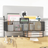 Baimuyuan office storage rack work station organization artifact desktop hanging basket hanging dormitory table top supply box black large paper towel style