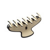 ALEXANDRE DE PARIS New Year's gift, same style as the star, messenger large gripping clip, shark clip, large size - Y beige