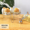 Necooks glutinous rice egg opener 304 stainless steel egg shell opener egg cutter creative egg cracker egg beating tool 2.5cm egg opener with egg tray