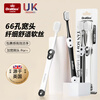ORALGOS British adult soft-bristled toothbrush couple model home family student men and women special gum-protecting wide-head adult toothbrush gum-protecting tooth cleaning soft-bristled toothbrush 2 pieces