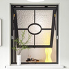 Yaotian Art Simple and Fashionable Wrought Iron Steel Window Indoor Partition Flip-up Window Flip-Out Hanging Lattice Window Indoor Black For details please contact customer service