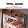Sutu simple small apartment double-layer children's suspended bed with upper and lower bunks, high guardrails that do not disturb each other, high and low combined bed, high and low bed + double bookshelf + ladder cabinet 1350*2000