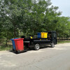Nongdawei Electric Tailgate Dump Trash Can Transfer Truck 6 Barrels 8 Barrels Garbage Transfer Truck Airport Station High Speed Rail Station Garbage Truck Sanitation Truck Four-Wheel Cleaning Truck Automatic Lifting 8 Barrels Garbage Truck