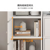 Yameile floor-standing bookshelf simple bookcase with door bedroom study balcony bay window storage small cabinet four doors