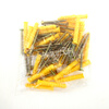 Universal small yellow croaker expansion plug plastic expansion pipe screw nylon extended self-tapping nail expansion plug 8mm6mm national standard 10mm 6*30 without nails 400 pieces