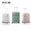 ACE/Avocado2-F Lightweight Aluminum Frame Boarding Suitcase Front Opening Cover Multi-Color Upgraded New Year's and Valentine's Day Avocado Green 20 inches Can be boarded Suitable for short distances D24101-33L