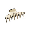 ALEXANDRE DE PARIS New Year's gift, same style as the star, messenger large gripping clip, shark clip, large size - Y beige