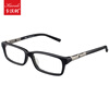 Kavoli plate glasses frame for men and women, ultra-light finished optical glasses, full frame frame, square frame myopia glasses K1093, versatile classic, large size black, frame + 1.56 thinner lens (0-400 degrees)