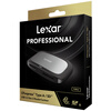 Lexar USB 3.2 high-speed card reader 2-in-1 CFexpress Type A/SD dual card reading comes with 2-in-1 data cable