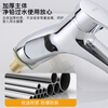 KEGOO double-hole basin faucet hot and cold bathroom face wash bathroom basin wash basin alloy faucet with tube K1007