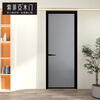Sophia Door Customized Bedroom Door Kitchen Sliding Door Living Room Partition Entry Light Luxury Minimalist Aluminum Frame Glass Door Standard (Agate Gray) Yuan/