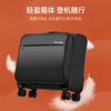 Hanker universal wheel trolley case for men and women business suitcase small suitcase boarding case password box 16 inches black