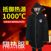 He Jiagong fire-proof cloak, fire-proof clothes, cloak, fire blanket, gas mask, household fire escape rescue, cloak+mask+water-based fire extinguisher+smoke alarm