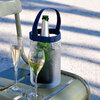 L ATELIER DU VIN 1926 French imported portable folding ice bucket outdoor red wine champagne ice bucket cold wine ice bag blue