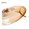 Corning glass pot lid 0.8L/1.2L/2.25L/2.5L/3.5L/4.1L/5L/5.5L Special Corning lid Amber lid (Crystal Color 1.25/1.5L) 17.5cm