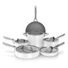 NINJA 11-piece ceramic non-stick cookware set, universal for all stoves, high temperature resistant and scratch resistant