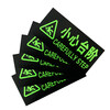 Shenlong Fire Caution Steps Instruction Floor Stickers Evacuation Signs Set of 5
