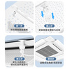 Suitable for Gree central air-conditioning windshield, air outlet, windshield, air-conditioning block, anti-direct blowing wind guide, ceiling-mounted machine, white 60*27cm, one side
