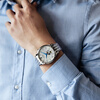 CITIZEN watch men's Japanese and Korean watch small blue needle automatic mechanical steel belt retro student gift for Chinese Valentine's Day NH9130-84A