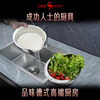 Sansi Steel 316L stainless steel drain basket basin rice washing artifact washing fruit food grade rice washing basin leaking rice sieve 304 basins 316L rice washing basin 1