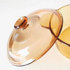 Corning glass pot lid 0.8L/1.2L/2.25L/2.5L/3.5L/4.1L/5L/5.5L Special Corning lid Amber lid (Crystal Color 1.25/1.5L) 17.5cm
