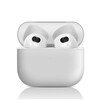Sese Bluetooth wireless headphone protective cover Airpods 3rd generation liquid silicone cover 1st and 2nd generation Apple peripheral unisex headphone cover suitable for Airpods3 headphone cover-21 model Bright Moon White