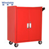 WST105 Maintenance Auto Repair Tool Trolley Cart Tool Cabinet Tool Box Iron Cabinet Red Without Drawers