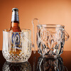 Magic beans Shenghuo ice bucket bar ktv high-looking household commercial acrylic small ice bucket beer bucket ice bucket internet celebrity thickened ice bucket crystal model 2 pieces + ice clips 2 pieces