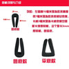 Yiliweizhen (yiliweizhen) rubber U-shaped edge strip, sheet metal, iron sheet, stainless steel bridge, glass edge banding strip, U-shaped anti-collision strip, sealing strip supports customization, height 10mm*width 5mm, card 1.5mm 10 meters, flat bottom