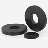 Weiwang mold grade 8.8 black high-strength thickened gasket round enlarged pressure plate flat washer widened metal round meson M12 (outer 30 thick 4.5) (10 pieces)