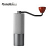 Mongdio hand coffee machine hand grinder coffee bean grinder manual silver gray steel core grinder (5-angle grinding core)