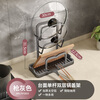 Cobbe kitchen pot lid rack free of punching household drain countertop chopping board rack cutting board placement rack spatula holder