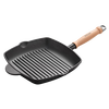 DESLON suspended oxygen cast iron steak frying pan uncoated non-stick household flat-bottom fried grilled egg burger Western food special pan