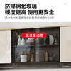 Barodijia modern minimalist sideboard high cabinet integrated wine cabinet restaurant storage cabinet multi-functional kitchen cupboard tea cabinet M-sideboard C62+C52 (upper) (100*40)