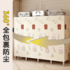 Quanzinwu installation-free simple wardrobe bedroom 2025 new modern rental house folding one-piece cloth wardrobe Lime 210
