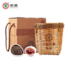 China Tea Black Tea Cellar Liubao Guangxi Wuzhou Liubao Tea Chen Fragrance Special 500g Loose Tea Basket Pack for Gift