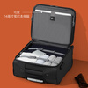 Hanker universal wheel trolley case for men and women business suitcase small suitcase boarding case password box 16 inches black
