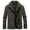 JEEP SPIRIT Cotton Velvet Jacket Men's Winter Lamb Velvet Cotton Clothes Men's Work Jacket Jacket Army Green 3166-Autumn and Winter Plus Velvet 3XL