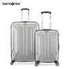 Samsonite suitcase 20+28 inches trolley case double size suitcase travel bag TS7 silver password box