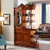 Growdear's new multifunctional home living room entrance screen cabinet screen wine cabinet storage double-sided screen storage 1.05m carved hall cabinet