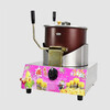 Gas popcorn machine, commercial mobile stall, hand-cranked, fully automatic spherical corn kernel popcorn pot machine, electric hand cart model
