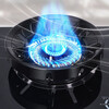 XMSJ household gas stove energy-saving cover fire ring wind-proof ring anti-heat environmentally friendly natural gas stove accessories gas-saving heat insulation wind shield 5 openings enamel thickening *2