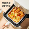 Chuidahuang air fryer tinfoil bowls and plates 7 inches 50 square tinfoil boxes aluminum foil plates barbecue oven baking pan