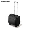 Hanker universal wheel trolley case for men and women business suitcase small suitcase boarding case password box 16 inches black
