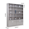 Xingyun steel water cup cabinet 50 compartments employee tea cabinet factory workshop break room water cup holder 304 can be customized