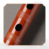 Acacia Bird Flute 6 years old Bamboo Bamboo Flute Refined performance level transverse flute instrument made by Shi Feiyun himself Red Bull Horn E key