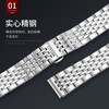 Suitable for Citizen watch strap original light kinetic energy steel strap stainless steel strap butterfly buckle Sky Eagle Orange stainless steel bracelet rose gold 18mm
