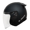 LS2 new motorcycle helmet quarter helmet electric moped four seasons large tail large size men and women half helmet OF608 matte black 4XL (recommended 63-64CM)