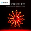 Colorful and cool animated LED electric rotating Ferris wheel diy kit electronic components diy welding production parts parts + bracket